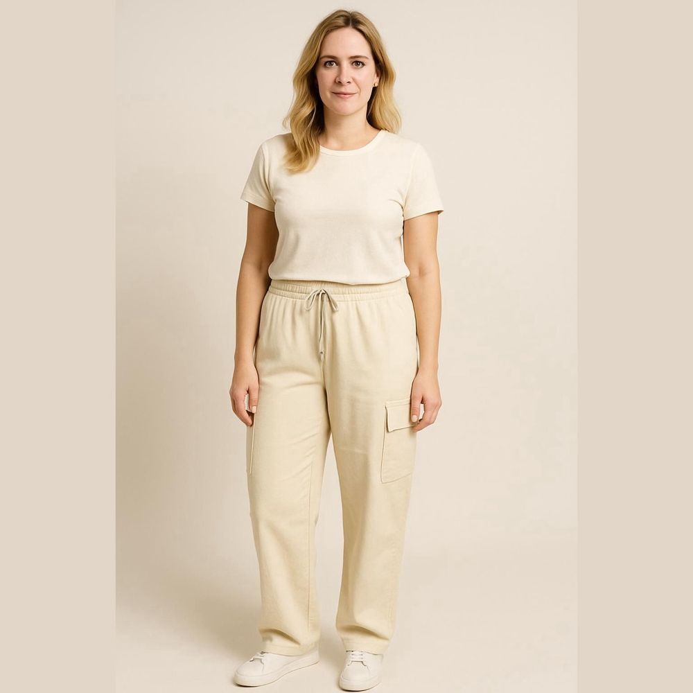 Active Joe Beige Cargo Pants Women's Size XL